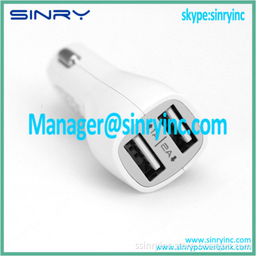 New Design 3.1A Output Double USB Car Charger CC03